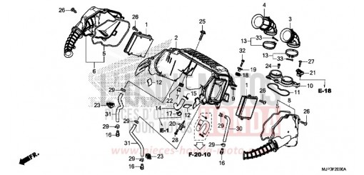 AIR CLEANER CRF1000AH de 2017
